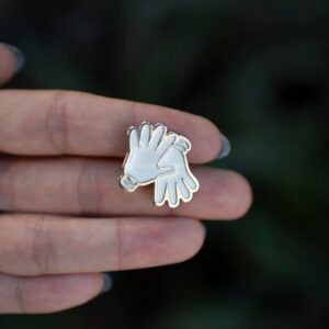 Pin Libras Branco