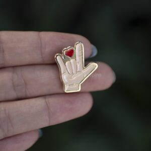 Pin Libras Eu te amo - I love you (Mão)