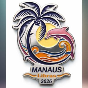 Pin Manaus - Campanha Libras 2026 (Pré-Venda)