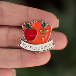 Pin P Nutricionista - Profissões (Pré-Venda)