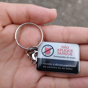 Chaveiro - Não aplique sangue (Pré-venda)
