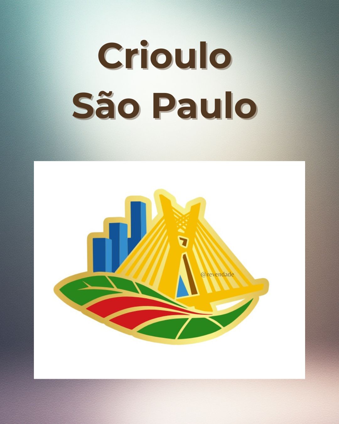 Pin São Paulo - Campanha Crioulo 2026 (Pré-Venda)