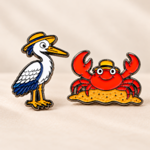 Pin Recife Mascotes Caranguejo e Garça (Envio previsto para novembro)