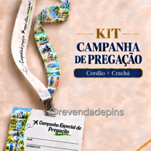 Crachá COM Cordão Campanhas (Personalizado)